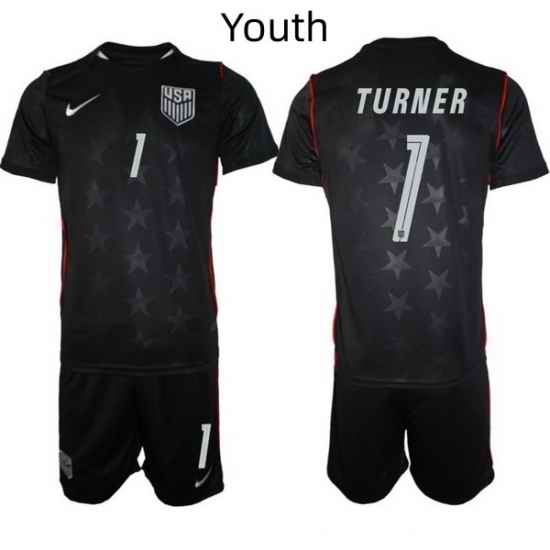 USA FIFA World Cup 2026 Navy Blue Soccer Jersey Matt Turner #1